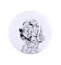Setter anglais, Setter laverack - badge avec votre chien, ajoutez votre propre photo, marque Art-Dog