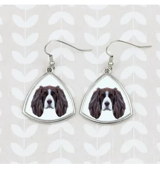 Springer spaniel angielski kolczyk geometryczny Art-Dog