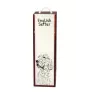 English setter, Lawerack, Laverack - wine box with a dog, alcohol box with graphics, personalized gift box from the Art-Dog brand