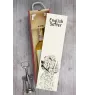 English setter, Lawerack, Laverack - wine box with a dog, alcohol box with graphics, personalized gift box from the Art-Dog brand