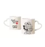 Setter anglais, Setter laverack - tasse avec chien, une tasse adorable avec une anse en forme de cœur, un cadeau universel de la marque Art-Dog