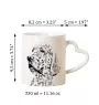Setter anglais, Setter laverack - tasse avec chien, une tasse adorable avec une anse en forme de cœur, un cadeau universel de la marque Art-Dog