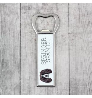English Springer Spaniel, Springer anglais - ouvre-bouteille avec une image et une inscription pour la bière Art-Dog