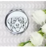 Bouvier de l'Entlebuch - miroir de poche avec chien, miroir personnalisé pour sac à main, miroir compact avec impression de la marque Art-Dog