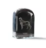 English setter, Lawerack, Laverack I - crystal cube with a photo, photo of a dog in crystal, cubic paperweight from Art-Dog brand