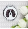 English Springer Spaniel - mirror with a geometric design and the brand name Art-Dog