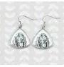 Setter anglais, Setter laverack I - boucles d'oreilles avec chien, boucles d'oreilles pendantes avec photo, bijoux personnalisés avec impression de la marque Art-Dog