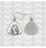 English Setter, Englischer Setter I - Hund Ohrringe, hängende Ohrringe mit Bild, personalisierter Schmuck mit dem Aufdruck der Marke Art-Dog