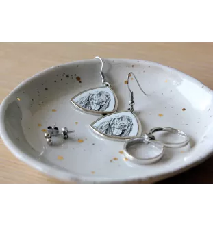 Seter angielski kolczyki ze zdjęciem psa Art-Dog