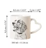 English Springer Spaniel - cup with a dog, adorable cup with a heart-shaped handle, universal gift from the Art-Dog brand