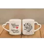 English Springer Spaniel - Tasse mit Hund, entzückende Tasse mit herzförmigem Henkel, universelles Geschenk der Marke Art-Dog