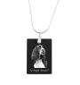 English Springer Spaniel, Springer anglais - Pendentif en cristal avec chien, collier en argent avec photo, pendentif personnalisé par la marque Art-Dog