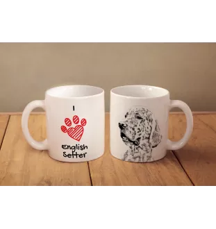 English Setter, Englischer Setter - Tasse mit Hund, entzückende Tasse mit Grafik, Geschenk mit Ihrem Foto von der Marke Art-Dog