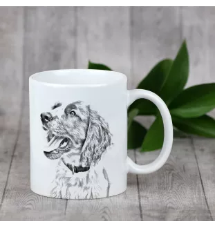 English Springer Spaniel - cup with a dog, cute cup with graphics, a gift with your photo from the Art-Dog brand
