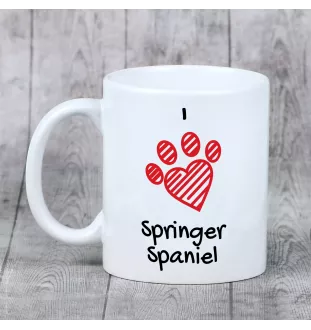 English Springer Spaniel, Springer anglais - tasse avec chien, une tasse adorable avec une illustration, un cadeau avec votre photo de la marque Art-Dog