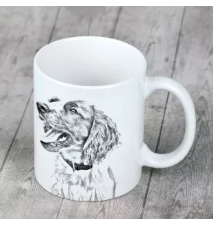 English Springer Spaniel - cup with a dog, cute cup with graphics, a gift with your photo from the Art-Dog brand