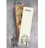 Setter anglais, Setter laverack I - boîte à vin avec chien, boîte à alcool avec graphisme, boîte cadeau personnalisée de la marque Art-Dog