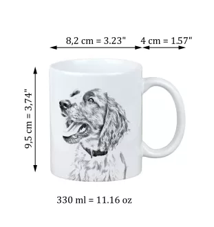 English Springer Spaniel - Tasse mit Hund, fröhliche Tasse für Hundeliebhaber, personalisiertes Geschenk der Marke Art-Dog