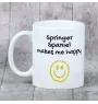 English Springer Spaniel - cup with a dog, cheerful cup for a dog lover, personalized gift from the Art-Dog brand