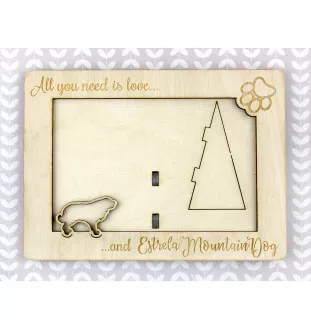 Pies górski z Estrela ramka na zdjęcie ze sklejki Art-Dog