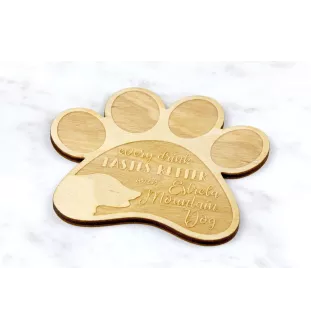 Serra da Estrela Berghund, Cão da Serra da Estrela - Tasse Untersetzer, graviert Untersetzer mit Hund, Geschenk für Hundeliebhaber von Art-Dog Marke