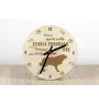 Chien de la Serra da Estrela, cão da Serra da Estrela - horloge avec chien, horloge en bois, horloge murale pour les amoureux des chiens, horloge de bureau et étagère, Art-Dog