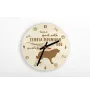 Estrela Mountain Dog, Portuguese Shepherd - clock with a dog, wooden clock, wall clock for dog lovers, clock for desk and shelf, Art-Dog