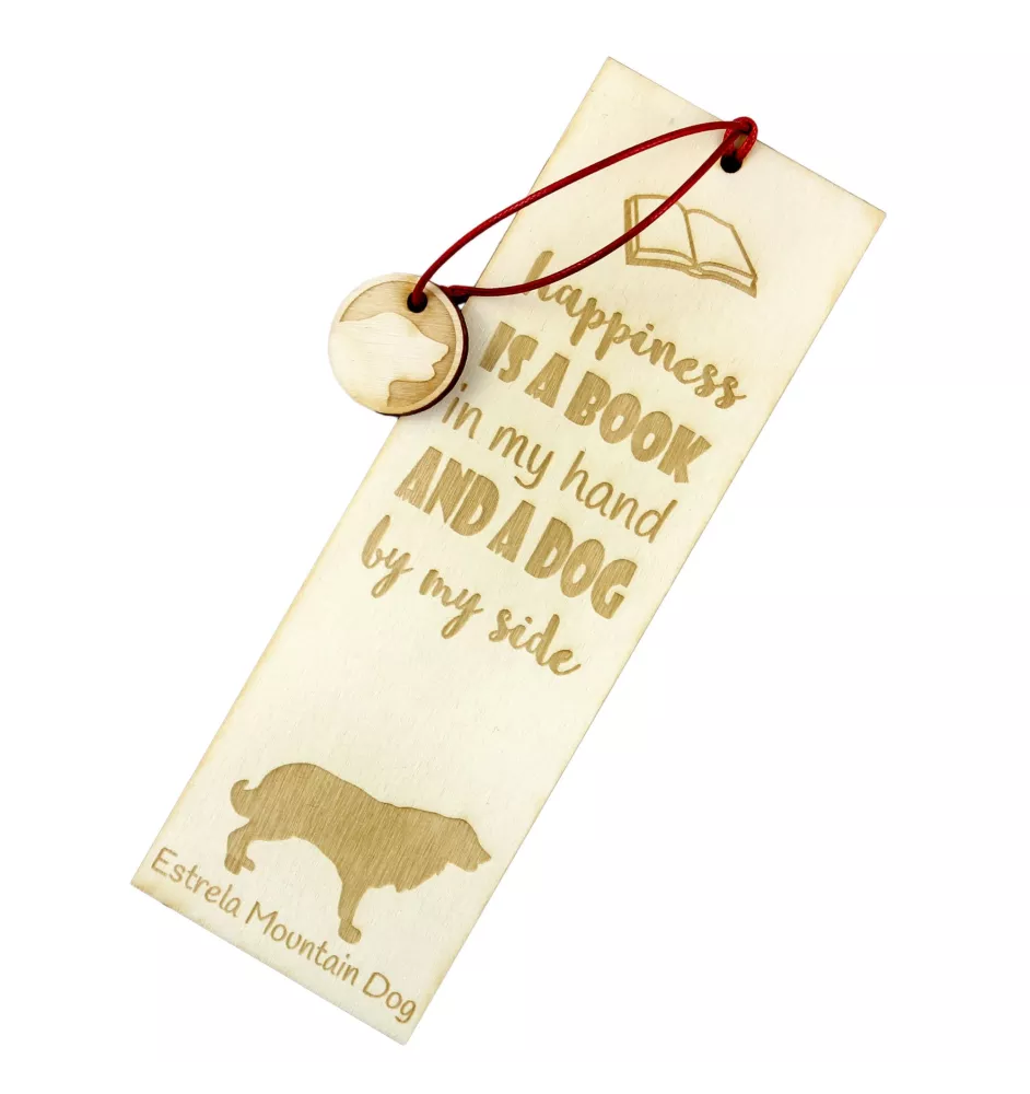 Serra da Estrela Berghund, Cão da Serra da Estrela - Lesezeichen mit Hund, personalisiertes Lesezeichen, Hundeaccessoire für Leser der Marke Art-Dog