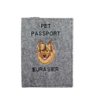 Eurasier - Hundepassetui, Dokumententasche, Geschenk für den Reisenden von der Marke Art-Dog