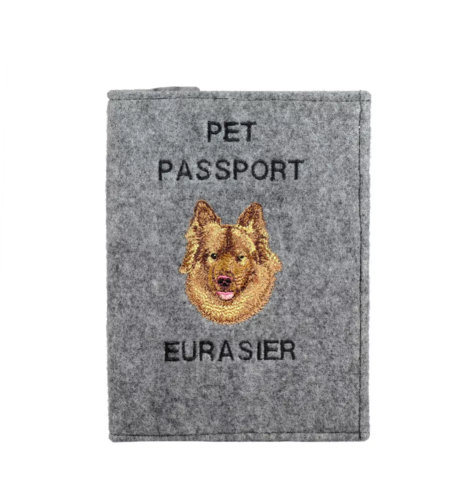 Eurasier - Porte passeport pour chien, porte document, cadeau pour le voyageur de la marque Art-Dog