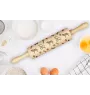 Estrela Mountain Dog, Portuguese Shepherd - rolling pin with a dog, decorating cookies with a rolling pin in patterns, a gift for the ceramicist of the Art-Dog brand
