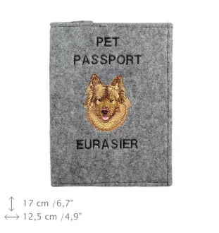 Eurasier - Hundepassetui, Dokumententasche, Geschenk für den Reisenden von der Marke Art-Dog