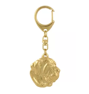 Fila Brasileiro brelok pozłacany w pudełku Art-Dog