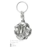 Fila Brasileiro - Pendentif argenté avec un chien dans une boîte décorative, décoration de sac à main, pendentif de sac à dos par la marque Art-Dog