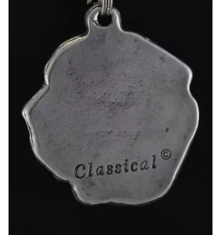 Fila Brasileiro - Necklace with dog, silver-plated pendant for dog fan, unique jewelry by Art-Dog brand