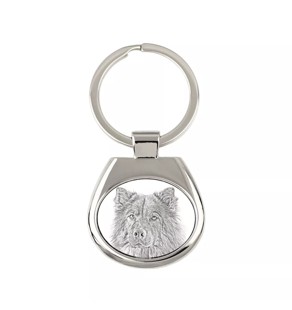 Eurasier - porte-clés avec chien, porte-clés imprimé, breloque personnalisée de la marque Art-Dog