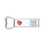 Eurasian, Eurasier - bottle opener with a dog, personalized fridge opener, unique gift for a man by Art-Dog brand