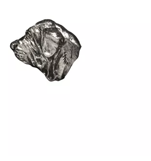 Fila Brasileiro, Brasilianischer Mastiff  - Versilberte Hundebrosche, elegante Anstecknadel, Jackenreversschmuck der Marke Art-Dog