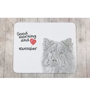 Eurasier - tapis de souris personnalisé avec impression, tapis de souris personnalisé avec chien, accessoire unique pour employé de bureau de la marque Art-Dog