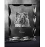Eurasier - cristal avec photo de chien, statuette en verre avec photo, cadre exceptionnel avec photo de la marque Art-Dog