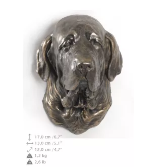 Fila Brasileiro - Dog statue, hanging bust, unique decoration for dog lover by Art-Dog brand