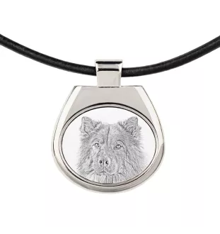 Eurasian, Eurasier - dog necklace, personalized pendant with a photo, unique necklace for women and men by Art-Dog brand