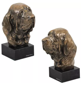 Fila Brasileiro - Statue de chien, buste sur socle en pierre, sculpture, trophée pour exposition canine par la marque Art-Dog