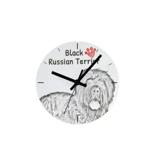 Eurasier - Wanduhr mit Hund, Regal Uhr mit Druck, personalisierte Hausdekoration von Art-Dog.