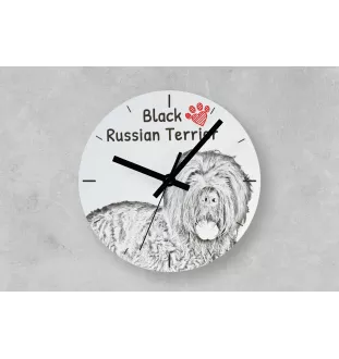 Eurasier - Wanduhr mit Hund, Regal Uhr mit Druck, personalisierte Hausdekoration von Art-Dog.