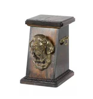 Fila Brasileiro - urne pour les cendres d'un chien, une urne élégante avec une statuette, une urne commémorative avec un buste de chien de la marque Art-Dog