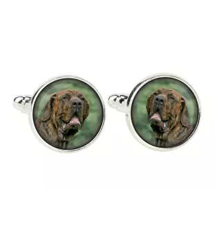 Fila Brasileiro, Brasilianischer Mastiff - Manschettenknöpfe, Hemdverzierung, Hemdanhänger der Marke Art-Dog