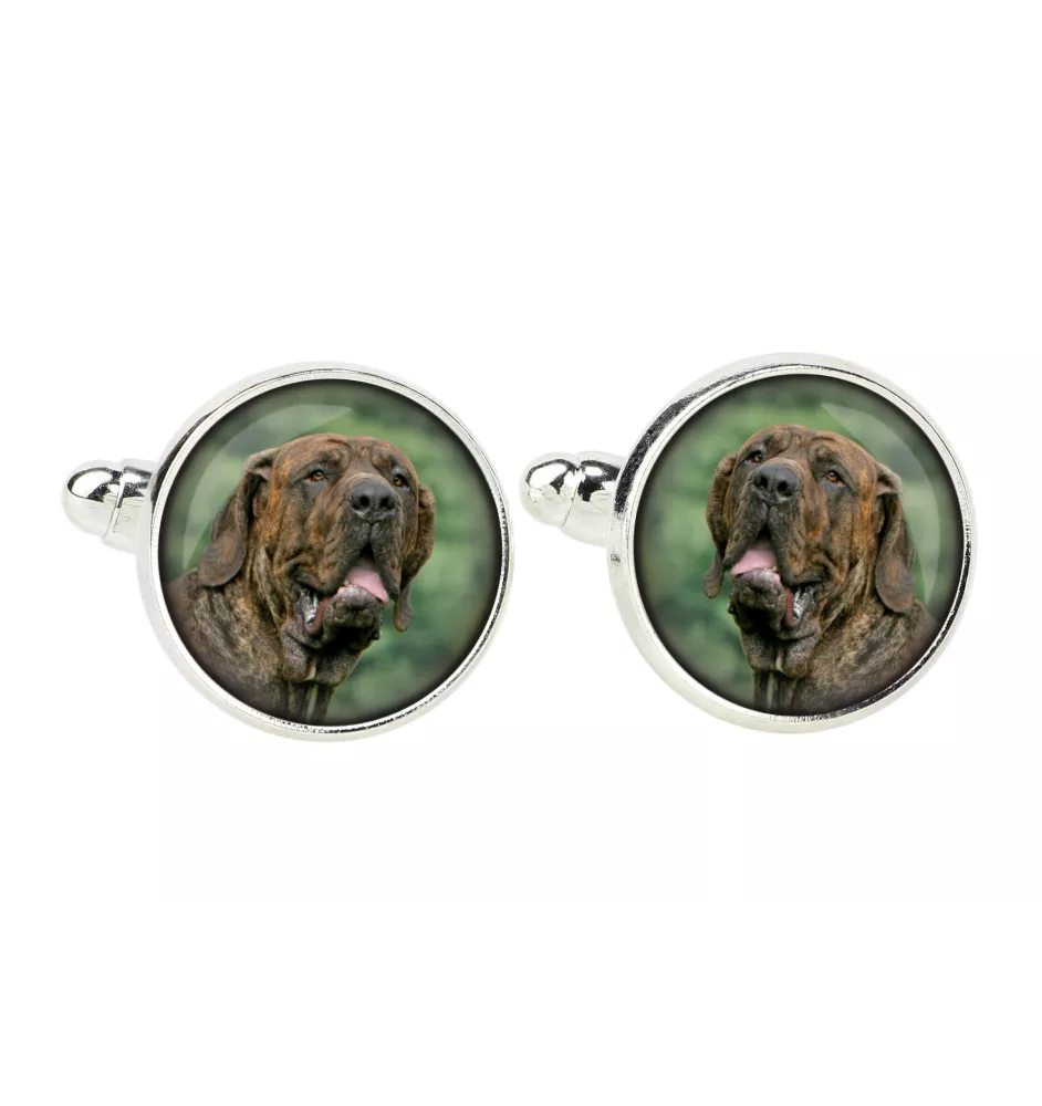 Fila Brasileiro - boutons de manchette, décoration de chemise, pendentif de chemise de la marque Art-Dog