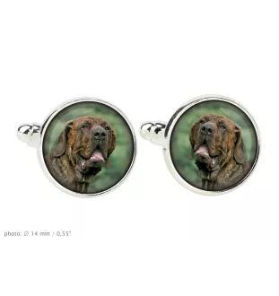 Fila Brasileiro - boutons de manchette, décoration de chemise, pendentif de chemise de la marque Art-Dog