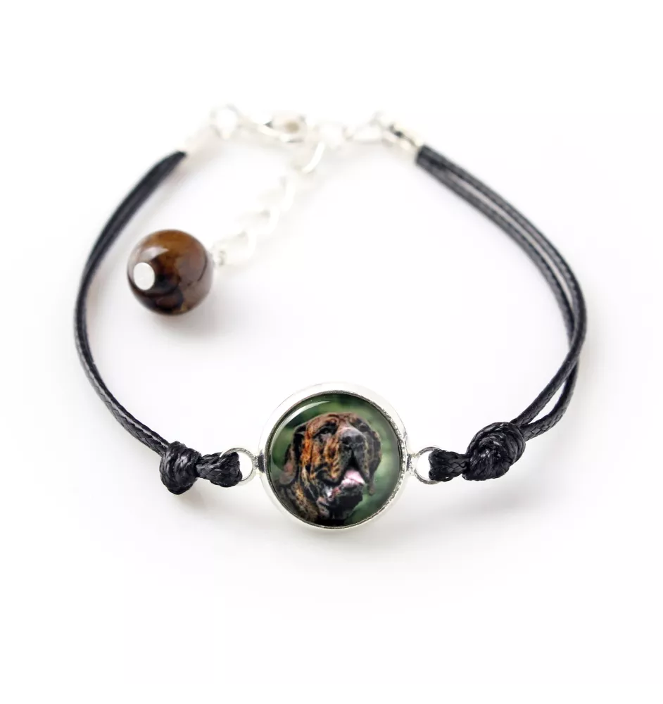 Fila Brasileiro - bracelet with your photo handmade, unique jewelry from the Art-Dog brand